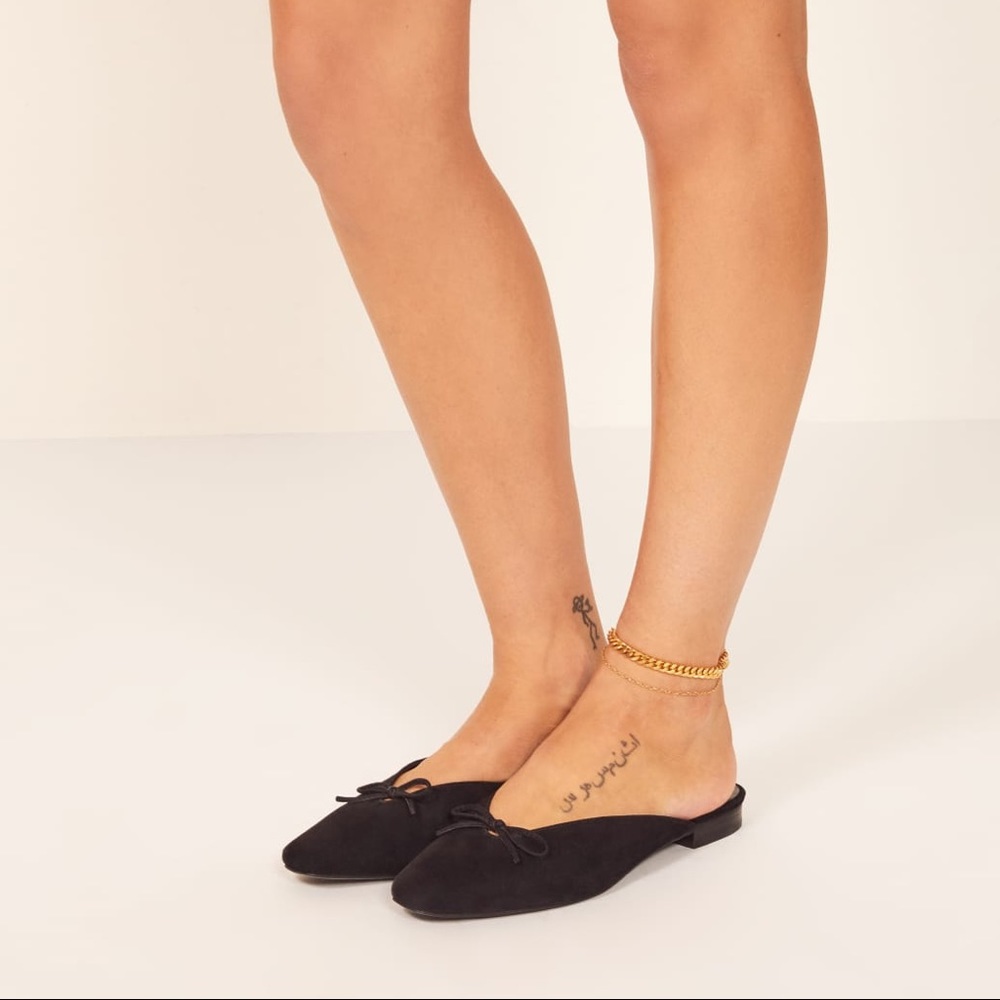 Reformation Belle Flat (Mules)
